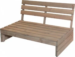 Gartenbank Holzbank Sitzbank Palettenbank Bank Holz 120x93x76cm 5520 -Stil Beet Verkaufsgeschäft f6ebce69e01f35e871552a0a7b6de92e