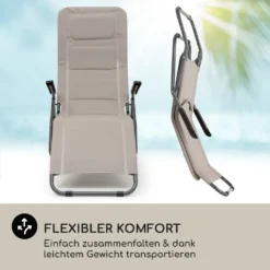Blumfeldt Liegestuhl, Polyester Sonnenliege, Relaxliege Für Den Garten & Balkon, Wetterfeste Gartenliege Klappbar, Dreibein Liege Gepolstert, Schnell Trocknende Liege Mit Verstellbarer Rückenlehne 10 Blumfeldt Liegestuhl, Polyester Sonnenliege, Relaxliege Für Den Garten & Balkon, Wetterfeste Gartenliege Klappbar, Dreibein Liege Gepolstert, Schnell Trocknende Liege Mit Verstellbarer Rückenlehne -Stil Beet Verkaufsgeschäft f71b944312dc636762a47b455be44d54