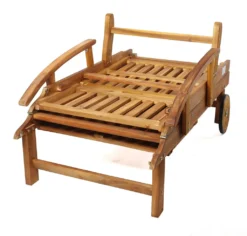 CHILLROI Verstellbare Sonnenliege Mit Beistelltisch - Akazienholz Gartenliege -Stil Beet Verkaufsgeschäft f73e7547af543ab160880a825ef49e85