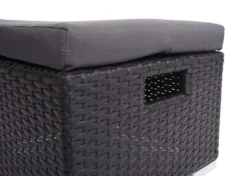 Poly-Rattan Garnitur HWC-J36, Balkon-/Garten-/Lounge-Set Sitzgruppe Sofa Anthrazit, Kissen Dunkelgrau -Stil Beet Verkaufsgeschäft f7ddd0808c749cb0e069f53499e803d0