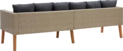 VidaXL 3-Sitzer-Gartensofa Mit Auflagen Poly Rattan Beige -Stil Beet Verkaufsgeschäft f7e0f447a5b8e14241fba53bf1b7f2f6