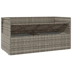 VidaXL Gartensofa 2-Sitzer Mit Kissen Grau Poly Rattan 13 VidaXL Gartensofa 2-Sitzer Mit Kissen Grau Poly Rattan -Stil Beet Verkaufsgeschäft f854d8bc6578caad26028ebb87cd339b