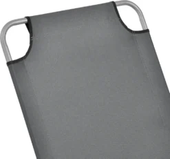 Sonnenliege Carcao Gartenliege Strandliege Bis 110 Kg Verstellbar Liege Zusammenklappbar Stahlgestell Dunkelgrau -Stil Beet Verkaufsgeschäft f858925e6dcada74a366df38081e1ac7