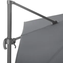 Tectake Sonnenschirm Ampelschirm 424cm Mit Fußpedal - Grau -Stil Beet Verkaufsgeschäft f929aa52b97a0c6e60781073abb1b77e