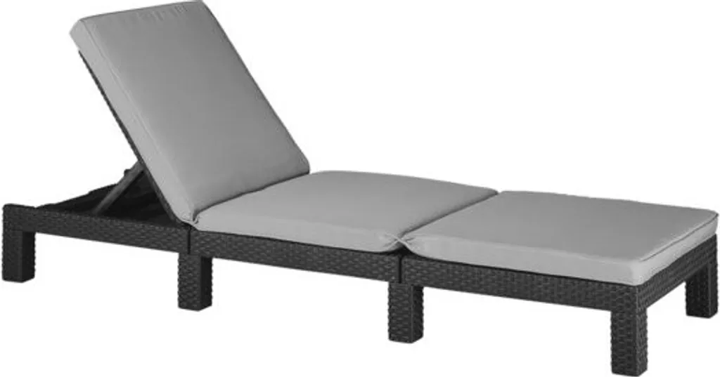Allibert Sonnenliege Daytona, Graphitgrau 1 Allibert Sonnenliege Daytona, Graphitgrau