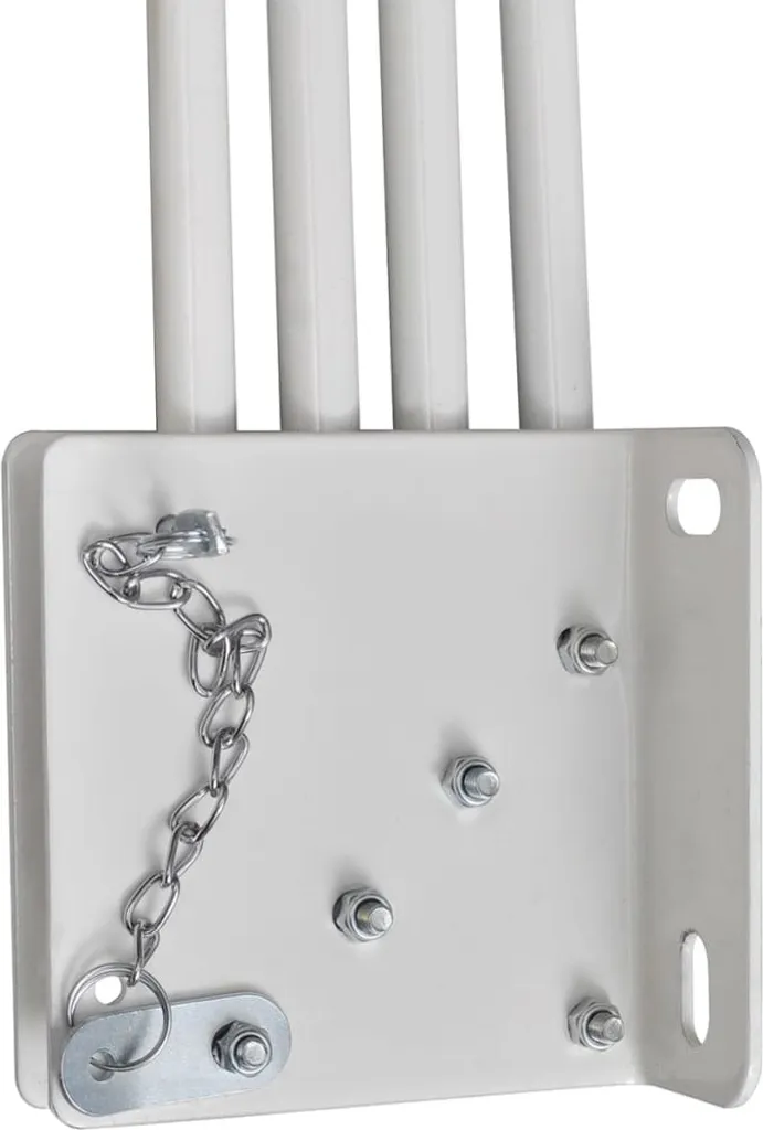 VidaXL Faltbarer Balkonfächer Grau 140×140 Cm 7 VidaXL Faltbarer Balkonfächer Grau 140×140 Cm - Image 7