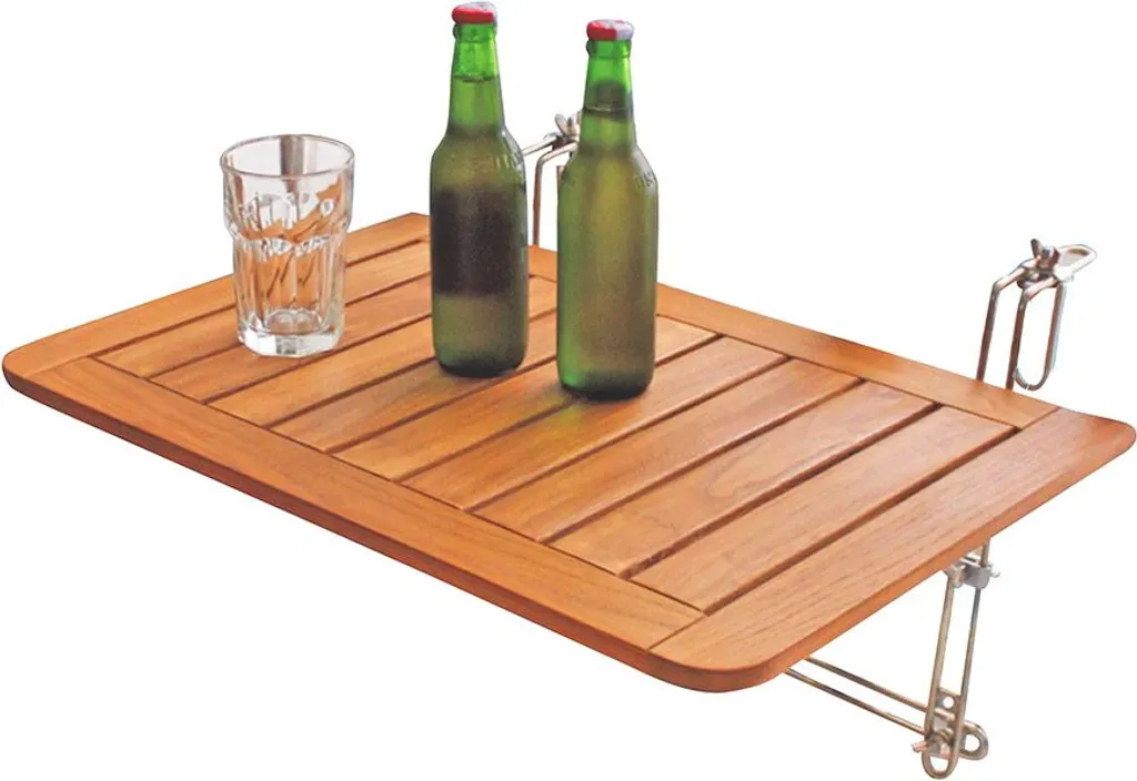 Balkon Klapptisch Teak Holz Hängetisch Tisch Balkon Klappbar Balkonhängetisch 2 Balkon Klapptisch Teak Holz Hängetisch Tisch Balkon Klappbar Balkonhängetisch – Bild 2