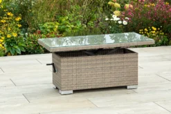 Merxx Tisch "Bellante" - Stahlgestell Mit Kunststoffgeflecht Mudbraun -Stil Beet Verkaufsgeschäft fcddfa94e763f5a7032496288f06ffbf