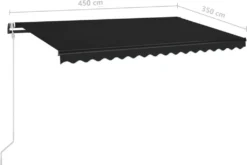 VidaXL Gelenkarmmarkise Automatisch 450x350 Cm Anthrazit 15 VidaXL Gelenkarmmarkise Automatisch 450x350 Cm Anthrazit -Stil Beet Verkaufsgeschäft fcec8c0bd9dc5415b8673078702767bc