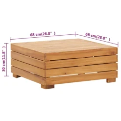 VidaXL Gartentisch Und Hocker Mit Kissen Massivholz Akazie -Stil Beet Verkaufsgeschäft ff6daadeb70941a65ca8f1a3ddaf30d1