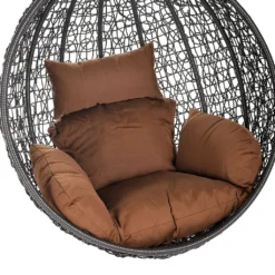 HOME DELUXE - Polyrattan Hängesessel CIELO - Nur Korb| Hängestuhl, Hängekorb, Gartenliege, Hollywoodschaukel, Hängeschaukel -Stil Beet Verkaufsgeschäft ffad1e26e524622c1d92c6e534d07b51