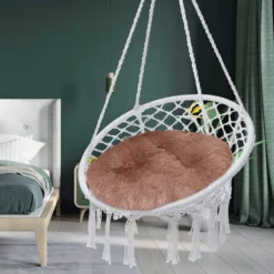 Hängesessel Kissen, Polster Bodenkissen Für Schwenksessel, Auflage Für Baumwoll Hängeschaukel, Papasansessel, Hängekorb, Hängestuhl, Durchmesser 90 Cm Schmutzig Rosa Shaggy [114] -Stil Beet Verkaufsgeschäft ffea937a2cec639eb462319f145c6e1c